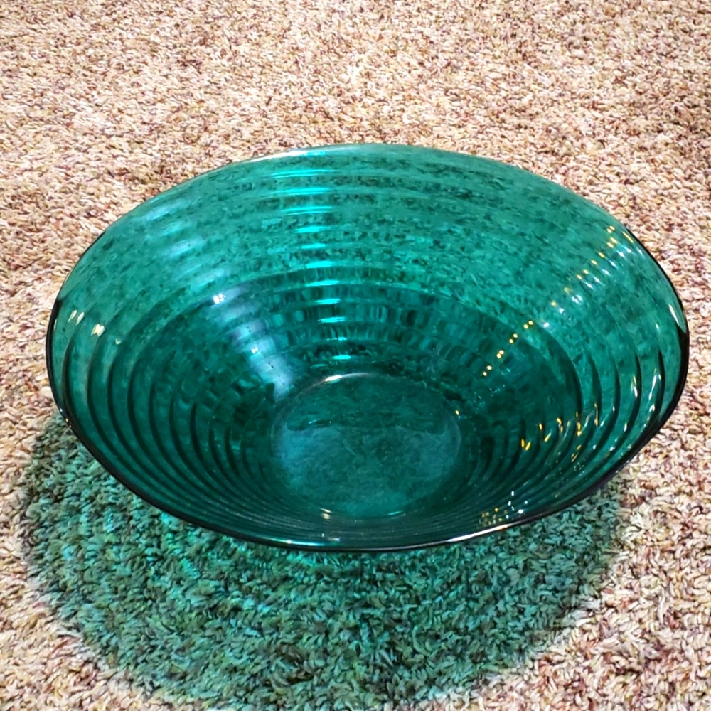 Vintage Green Bowl Size 12''x12''x4''